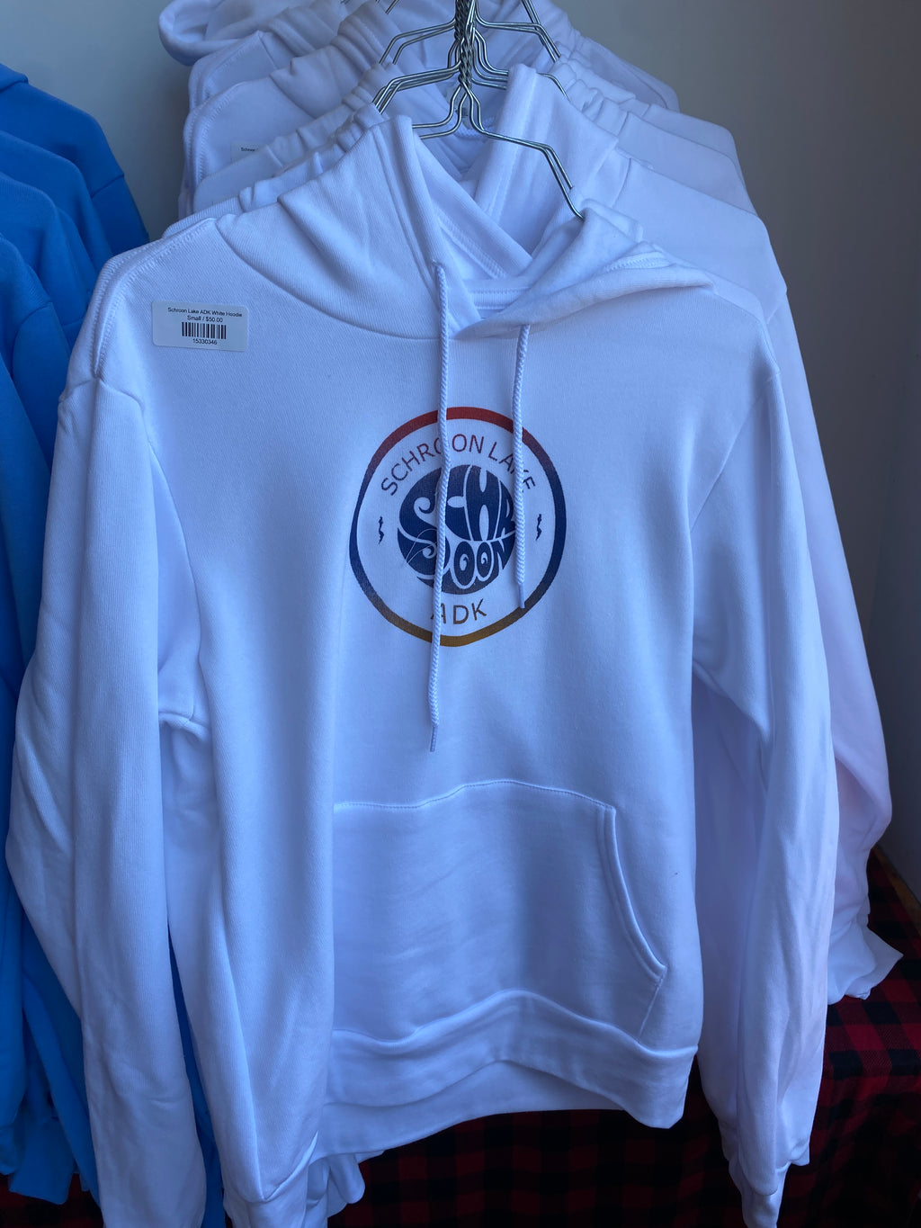 Schroon Lake ADK White Hoodie