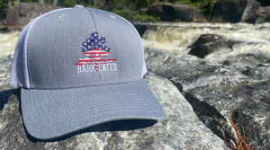 Stars & Stripes Grey Trucker